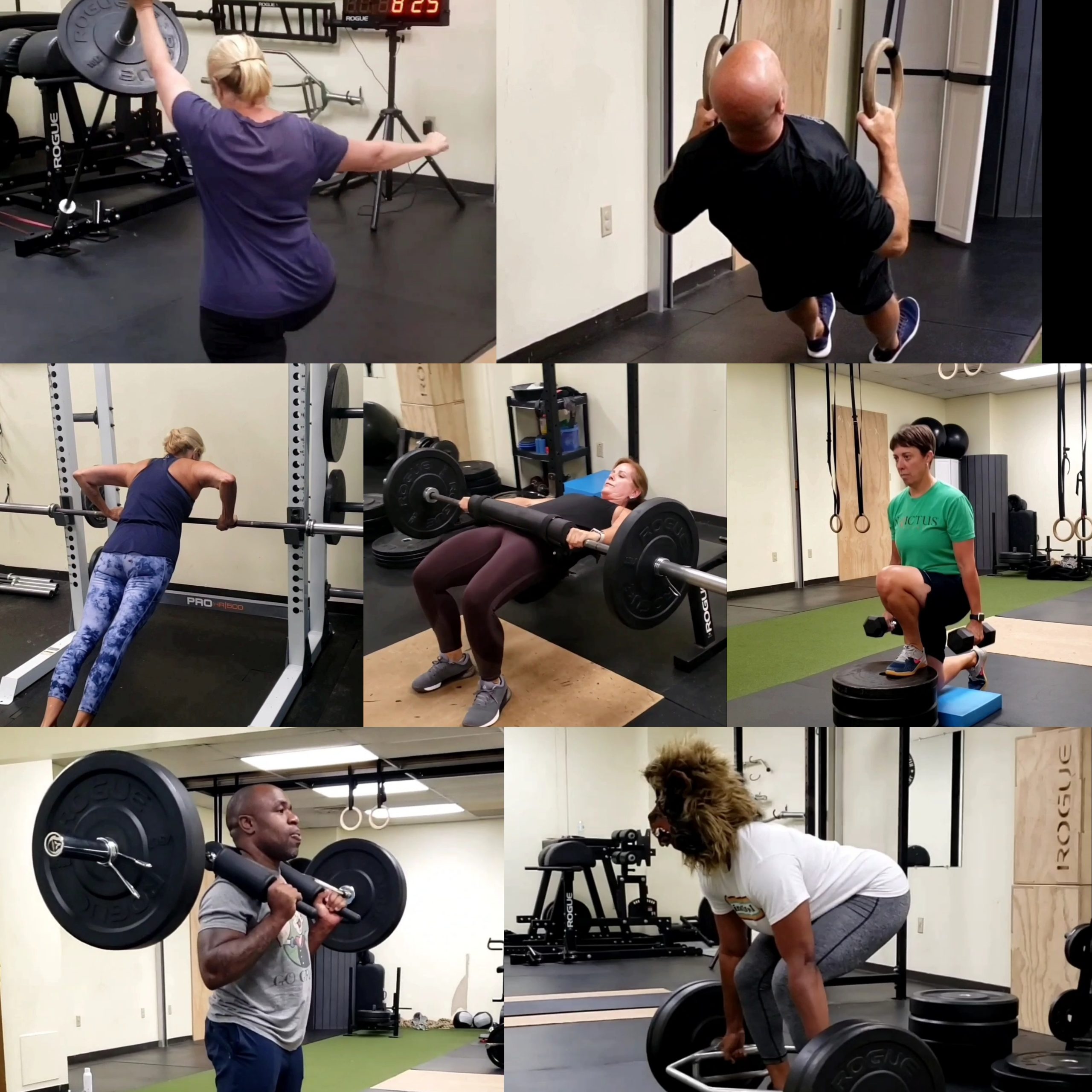 Some Of My In-Person Clients Training